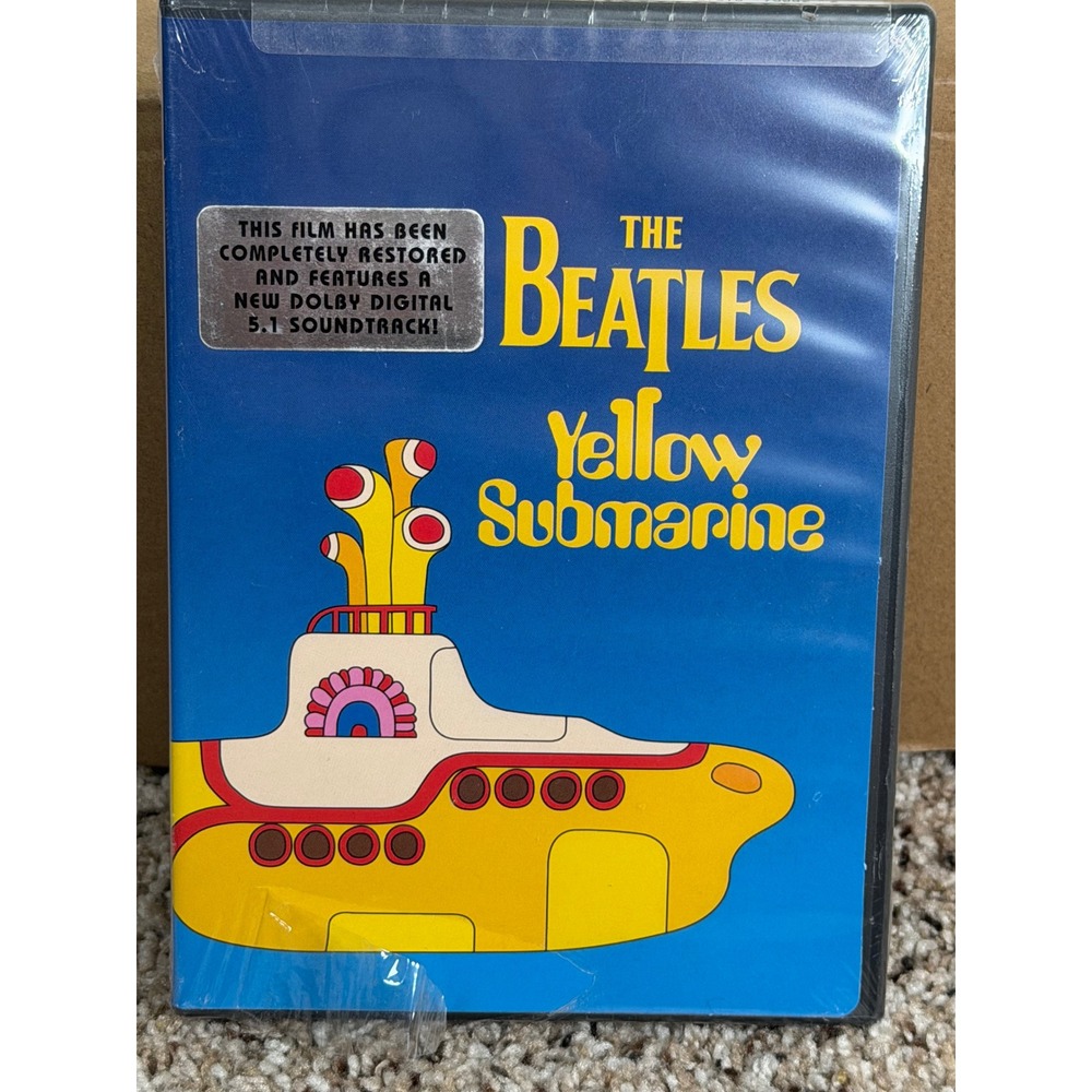 The Beatles Yellow Submarine DVD 1999 Restored Widescreen Dolby 5.1 907508 New